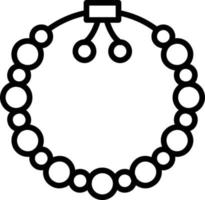 icono de línea de pulsera vector