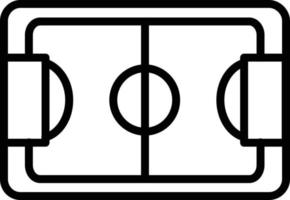 Soccer Field Line Icon vector