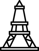 Monument Line Icon vector