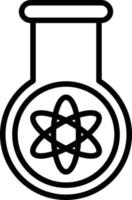 Experiment Line Icon vector