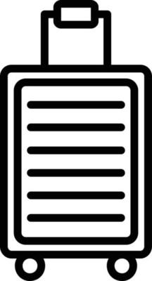 Suitcase Line Icon
