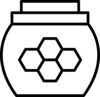 Honey Line Icon vector