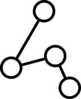 Connection Line Icon vector