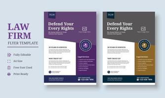 Law Firm Flyer Template, Law Firm and Legal Services Flyer, Law Firm And Consultancy Flyer, Legal Corporate Law Firm Business Flyer poster leaflet design vector