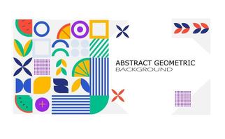 Abstract background of geometric shapes. vector