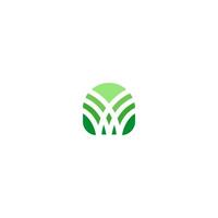 Abstract Green Leaf and Leaves logo Icon Vector Design. Landscape Design, Garden, Plant, Nature, Health and Ecology Vector Logo Illustration.