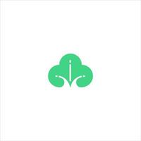 Abstract Green Leaf and Leaves logo Icon Vector Design. Landscape Design, Garden, Plant, Nature, Health and Ecology Vector Logo Illustration.