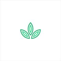Abstract Green Leaf and Leaves logo Icon Vector Design. Landscape Design, Garden, Plant, Nature, Health and Ecology Vector Logo Illustration.