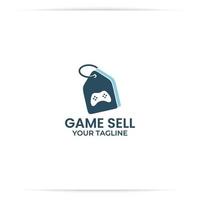 logo design shop gaming vector