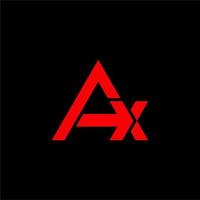 Ax Logo Vector Art, Letter A X Arrow, Illustration Icons, and Graphics