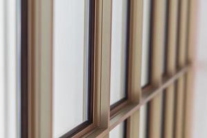 abstract background of modern windows. perspective view photo