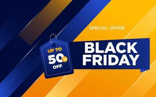 black friday gradient, banner, background template, suitable for your business. vector