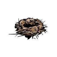 Illustration Vector Graphic of Bird Nest