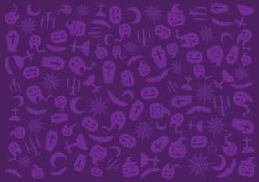 Halloween elements vector background.