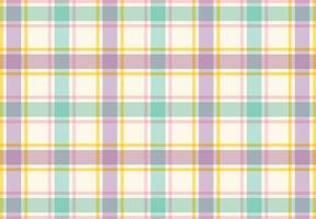 Tartan checked plaids colorful colors. Seamless fabric texture pastel colors. vector
