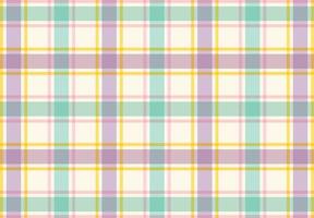 Tartan checked plaids colorful colors. Seamless fabric texture pastel colors. vector