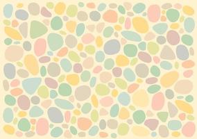 Various shapes seamless patterns pastel colors. vector