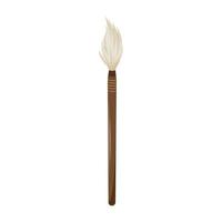 Paint brush. Vector illustration, cartoon style