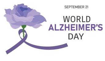 World Alzheimer's Day vector illustration