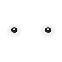 Eyes hand draw style for your character design vector