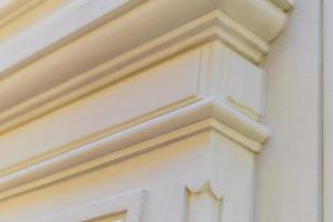 close up of stucco molding background photo