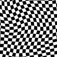 Groovy retro pattern background in psychedelic checkered backdrop style. A chessboard in a minimalist abstract design with a 60s 70s aesthetic vibe. hippie style y2k. funky print vector illustration