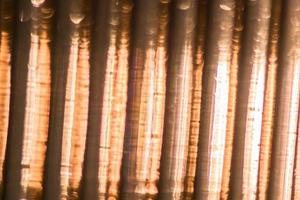Defocused Polycarbonate plastic sheet, abstract background texture photo