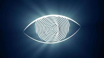 Cyber-Auge leuchtet video