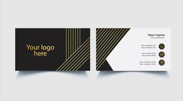 Business Card Design vector