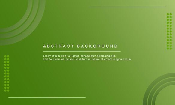Abstract green gradient color background with shapes. Vector illustration. EPS 10.