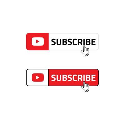 Youtube Subscribe Button Vector Art, Icons, and Graphics for Free Download