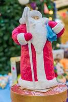 Retro soviet sryle ded moros santa claus. Christmas inerior decoration. photo