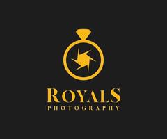 Wedding Photography Logo Template. Modern Photography Logo. vector