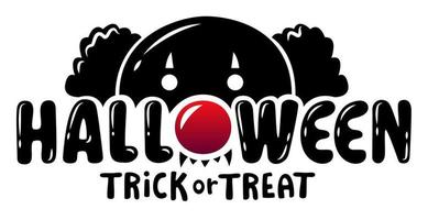 Happy Halloween Text Design, Vector