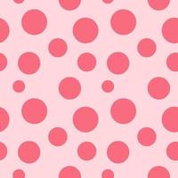 abstract pink dot seamless pattern background vector