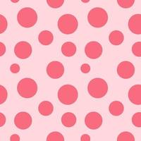 abstract pink dot seamless pattern background vector