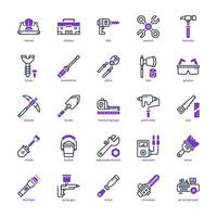 Mechanic Tool icon pack for your website design, logo, app, UI. Mechanic Tool icon mixed line and solid design. Vector graphics illustration and editable stroke.