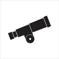 telescope icon logo vector design