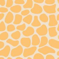 Yellow spots abstract vector pattern