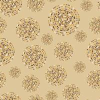 Mosaic yellow abstract seamless pattern vector