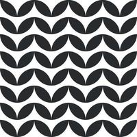 Black and white abstract vector pattern