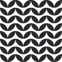 Black and white abstract vector pattern