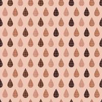 retro pattern in drops with fabric texture vector