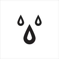 water drop icon logo vector design