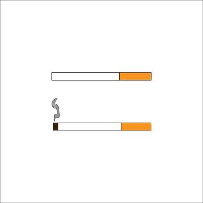 smoking drop icon logo vector design