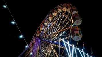 image of big swing in indian fair event. photo