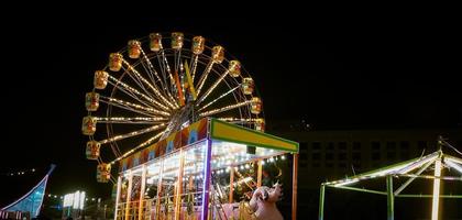 hermosa imagen del evento de la feria india. foto