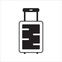 suitcase icon logo vector design