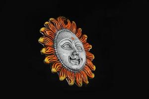 image of handmade sun in fair. photo