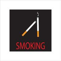 smoking drop icon logo vector design